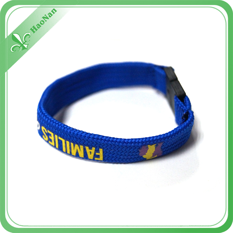 Custom Logo Printed Hollow Wristbands for Promotion