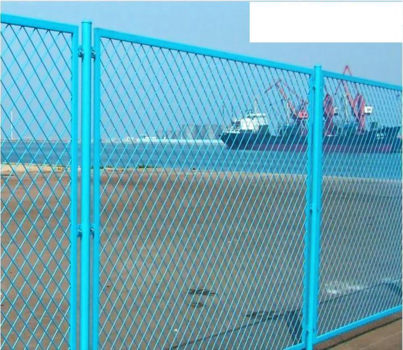 PVC Coated Expanded Wire Mesh Fence