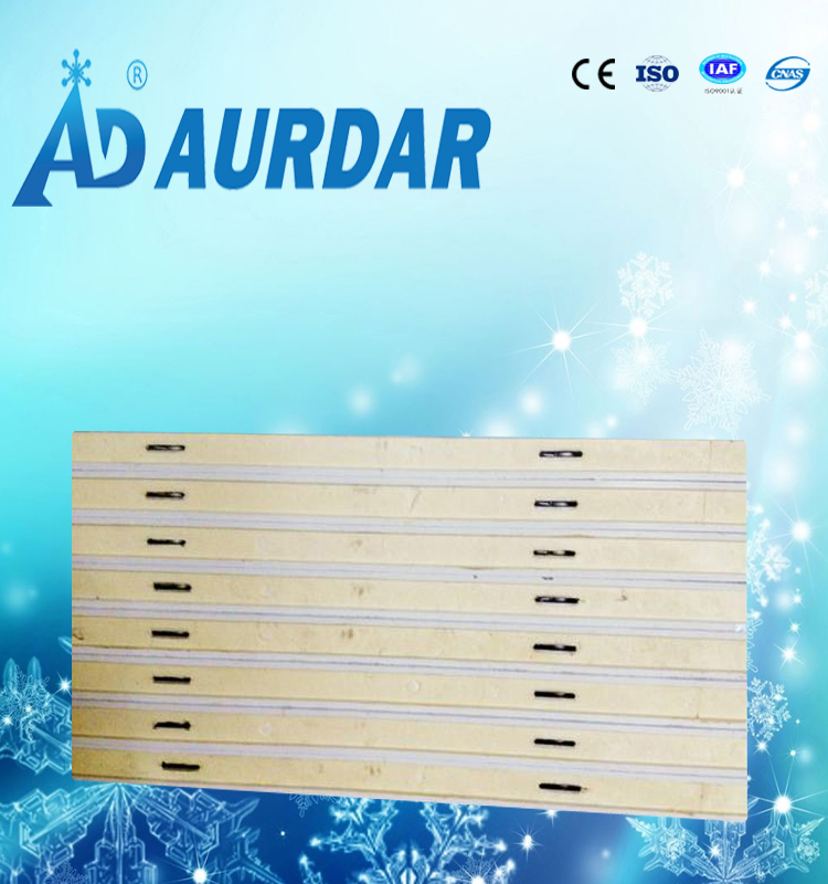 Embossed Aluminum Polyurethane PU Sandwich Panel for Cold Storage Room