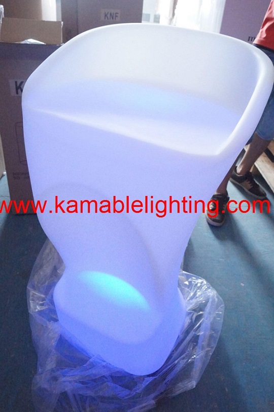 Outdoor Furniture Waterproof LED Bar Stool (H020)