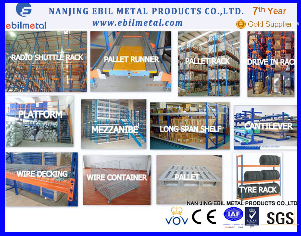 ISO& Ce Certifcate Warehouse Pallet Racks Ebilmetal-Pr