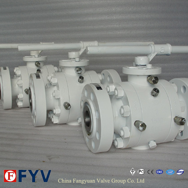 2 PCS Type Reduced Bore Trunnion Ball Valve