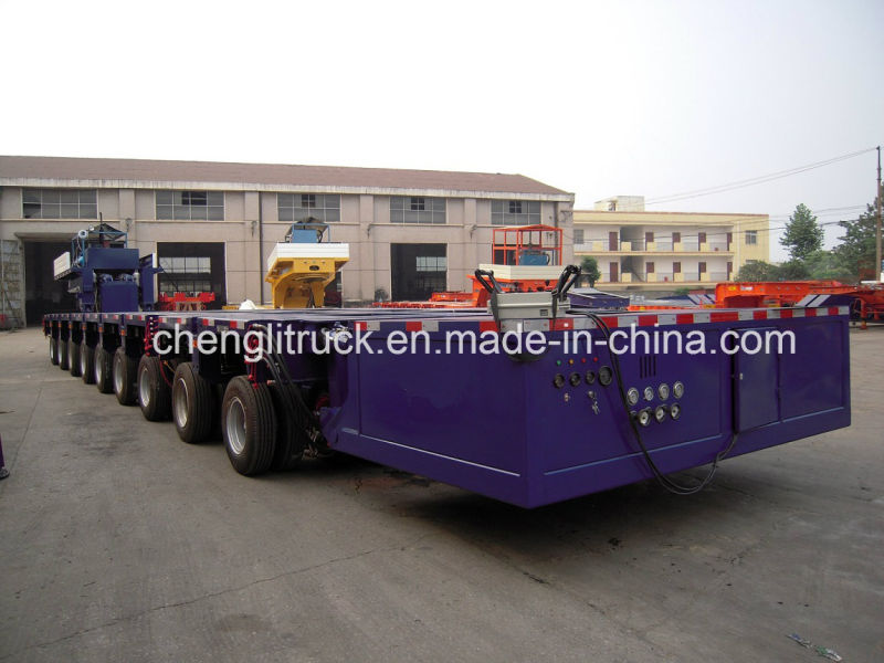 Heavy Duty Bridge Girder Transporter Hydraulic Modular Semi Trailer, Multi Axle Hydraulic Flatbed Trailer