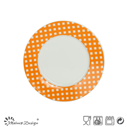 20.5cm Porcelain Salad Plate with Decal