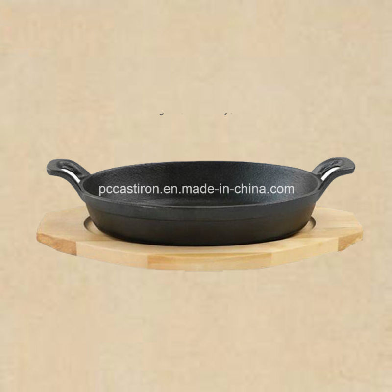 Oval Cast Iron Mini Sizzler Server Supplier From China