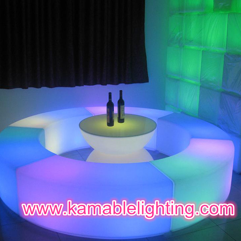 Decoration Waterproof LED Stools for Bar/KTV Party/ Illuminated Bar Stool Furniture (G003)