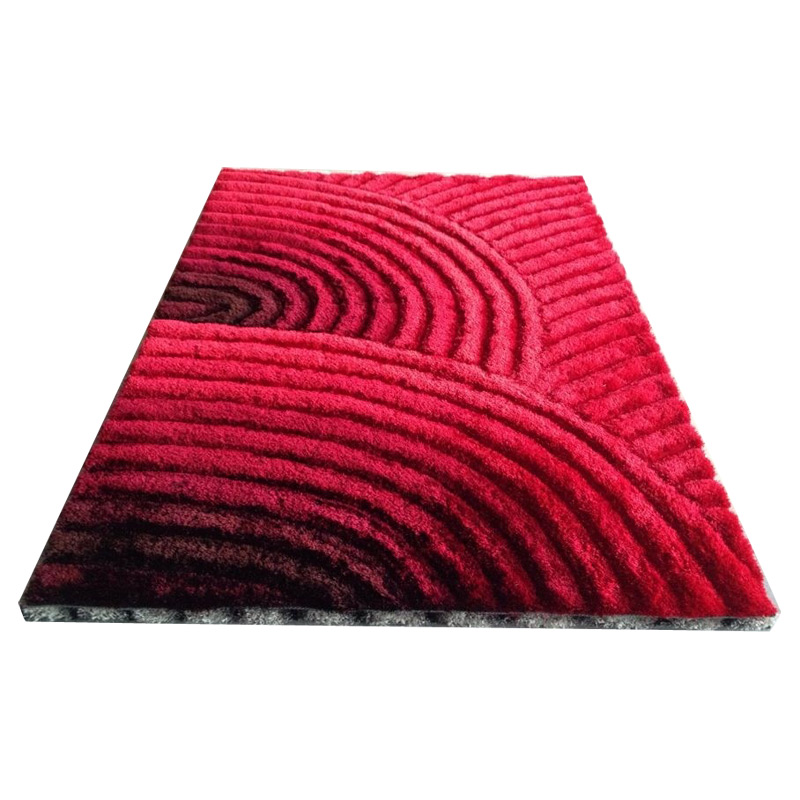 Polyester Modern Shaggy Rugs with 3D Effects