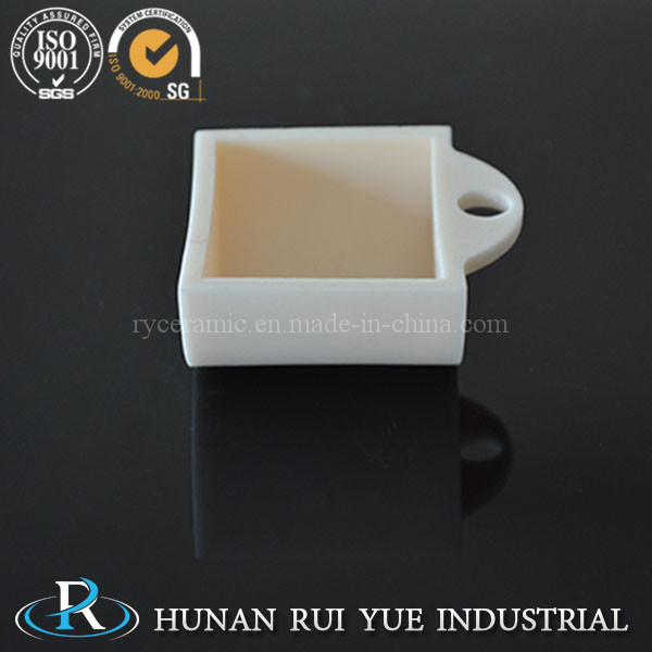 Rectangular Shape High Purity 99-99.97% Ceramic Alumina Crucible and Crucible Boat