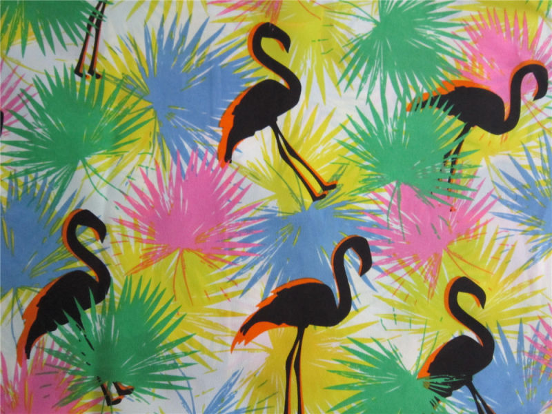 Printed Polyester Chiffen Fabric with Spandex (XSC005)