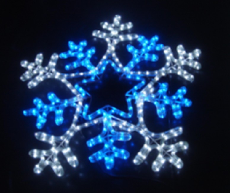 Motif Light snow flake made by led light waterproof