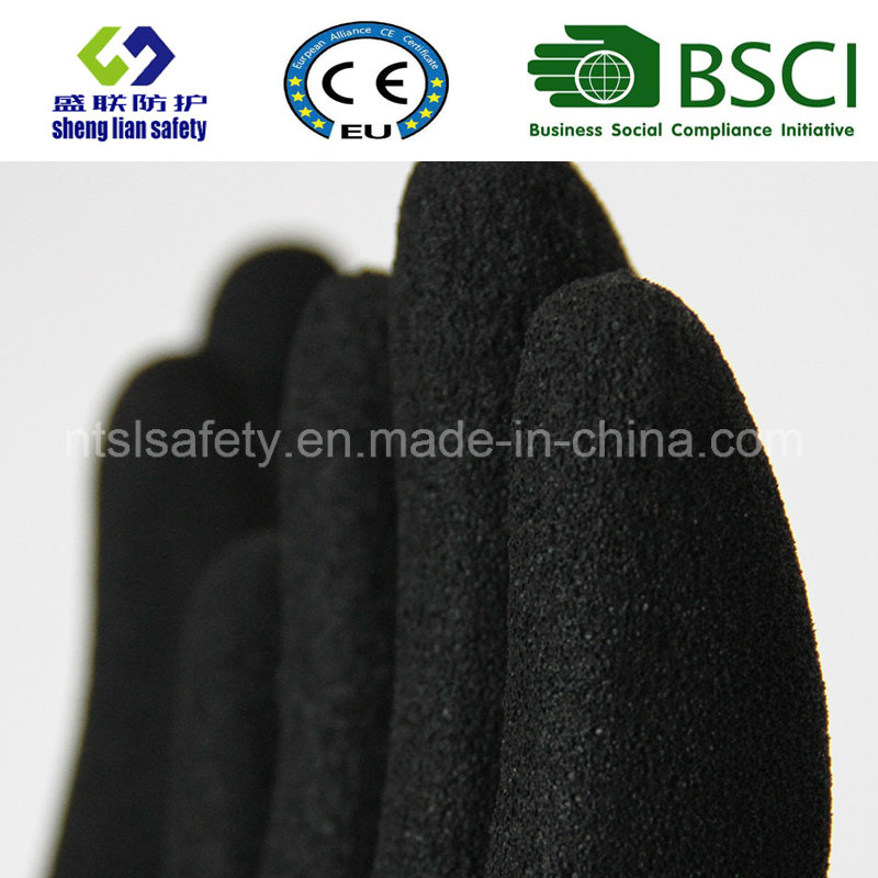 13 Gauge Nylon Liner, Nitrile Coating, Sandy Finish Safety Work Gloves (SL-NS105)