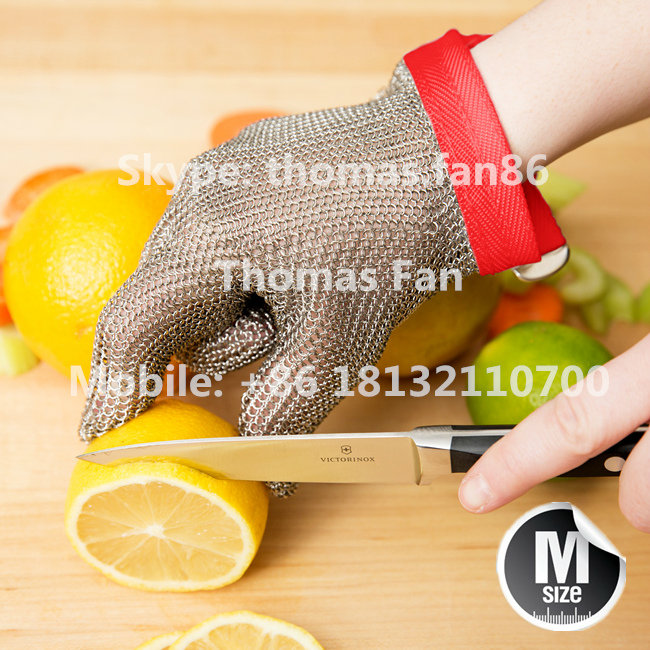 Stainless Steel Mesh Glove for Butcher Garment Oyster Processing