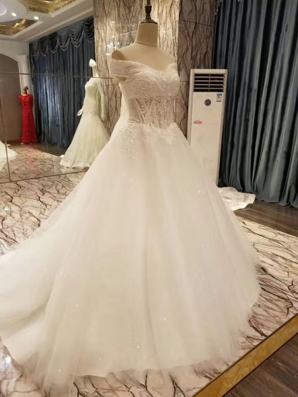 Princess/A Line Marriage in Stock Wedding Dresses