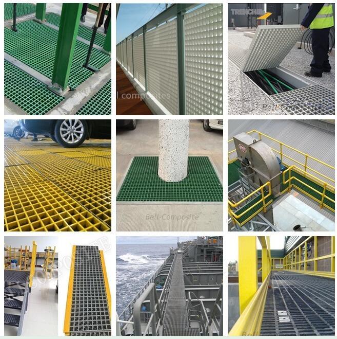 Gritted FRP Grating, Fiberglass Grating, GRP/FRP Non-Slip Grating, Glassfiber Grates.