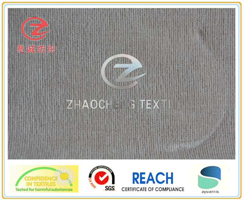 28W One Way Stretch Bonded Corduroy Fabric for Sofa Use (ZCCF057)