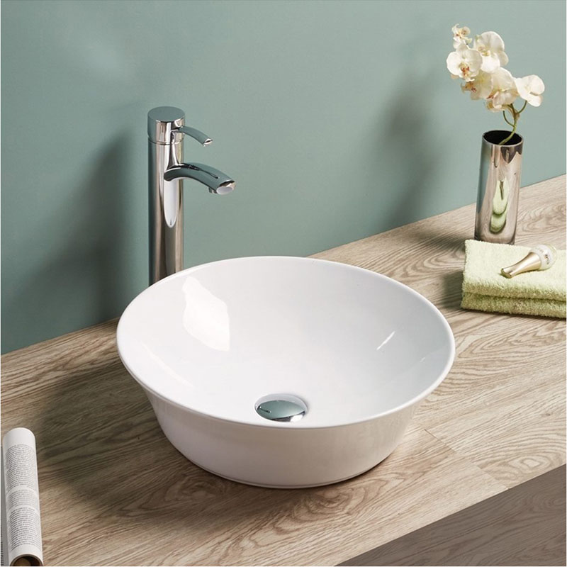 Newest Super Slim Thin Edge Ceramic Bathroom Counter Top Wash Basin