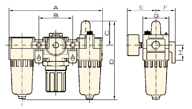 Frl Combination Pressure Regulator