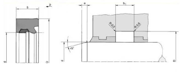 Tandem Seal for Rod - Gtdi Seals