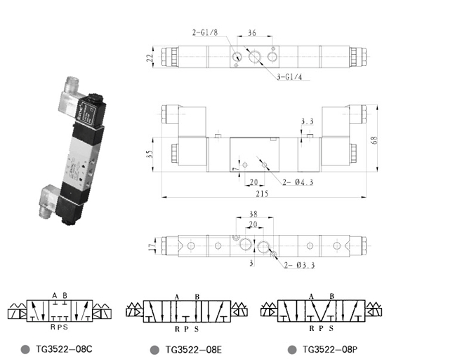 Tg Series Small Dimension Solenoid Valve