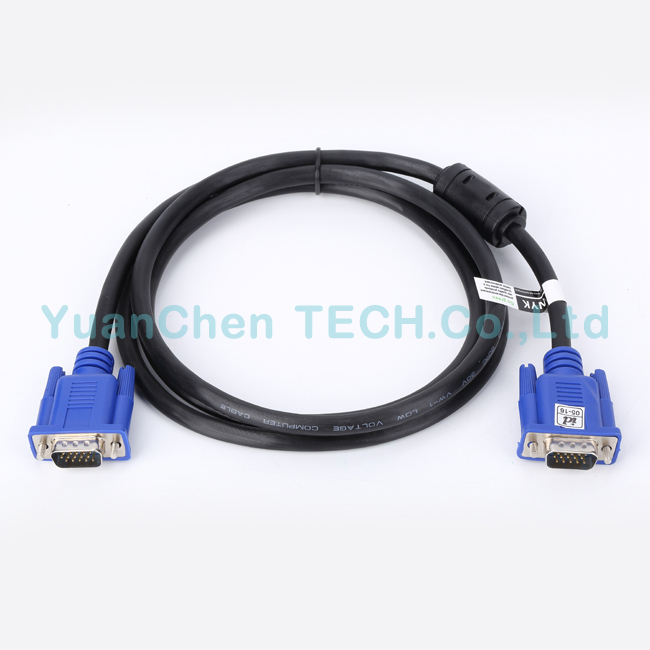 OEM HD 15pins Male to Male VGA Cable for Computer