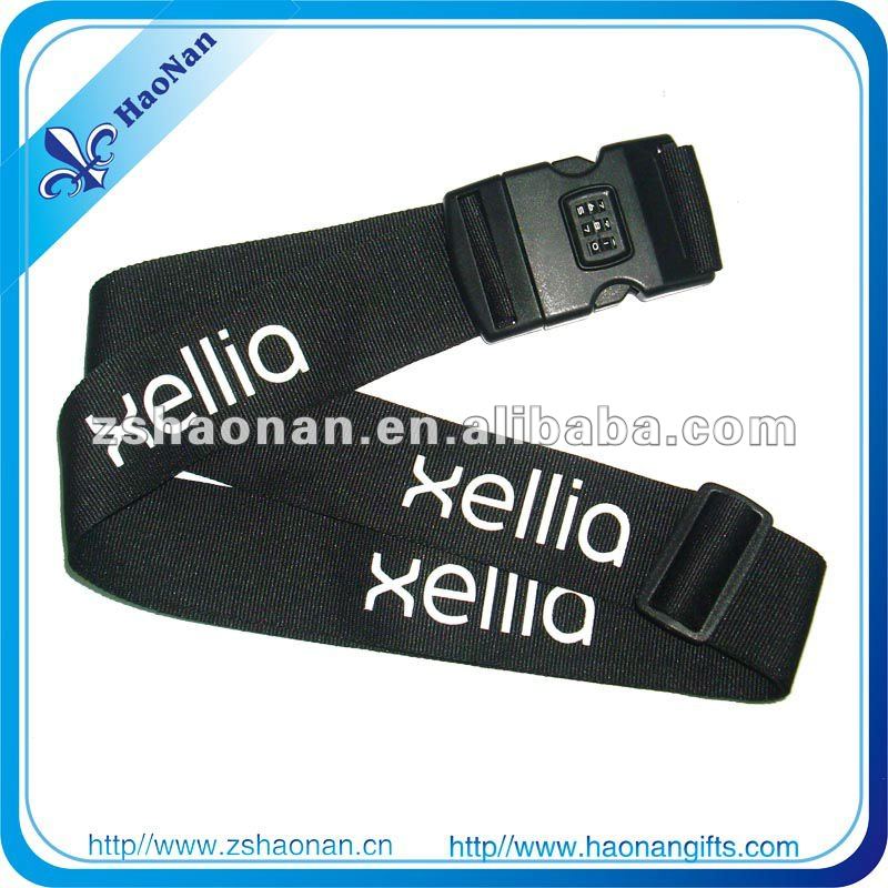 Durable Luggage Belt/Travel Luggega Strap with Lock