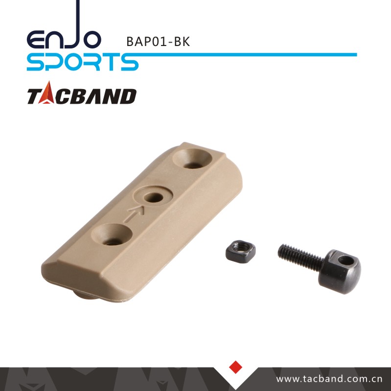 Tacband Tactical Bipod Adaptor for Keymod - with Bipod Stud Black