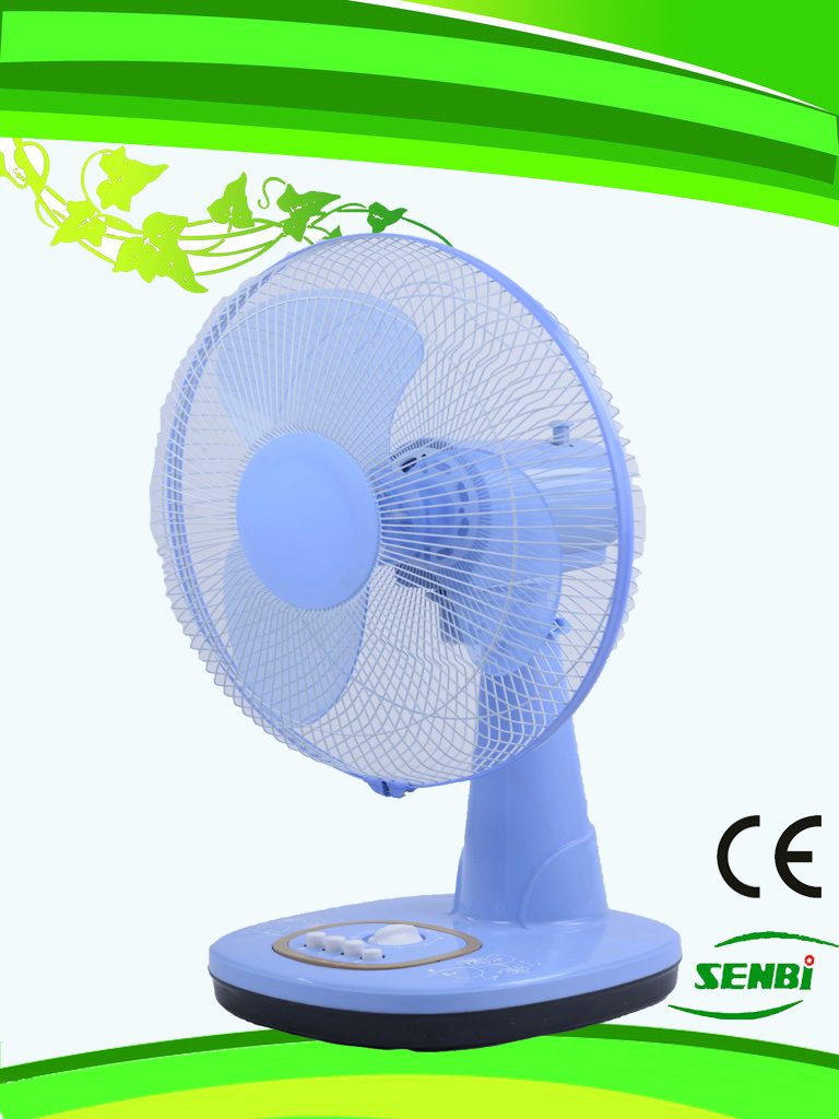 16 Inches DC 12V DC Fan Colorful Table Fan Desk Fan (SB-T-DC40O)