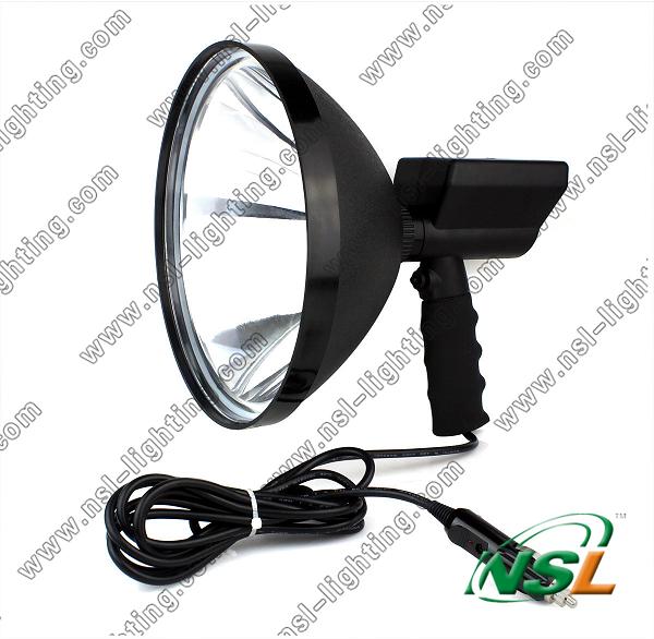 35W/55W 240mm Lens Diameter HID Outdoor Spotlight, Rechargeable Hunting Search Light