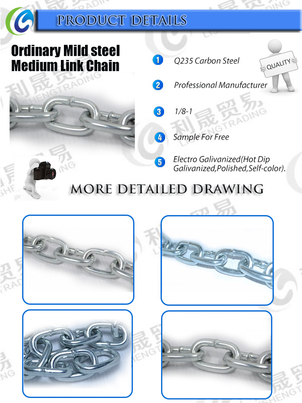 European Type Medium Link Chain