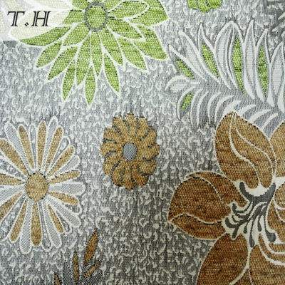 2016 Artificial Chenille Jacquard Fabric From China Manufactory (FTH31902)