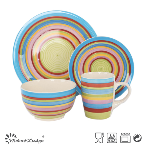 HAND PAINTING NATURAL COLORFUL DINNERWARE SET