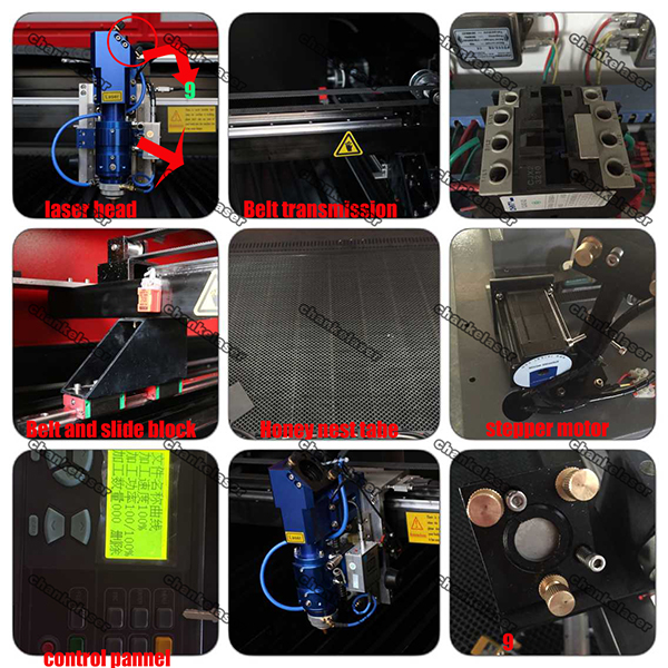 Ck1390180W 1.2mm Iron Sheet Cutting Machine CO2 Laser
