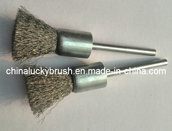 Stainless Steel Long Shank End Wire Brush (YY-065)