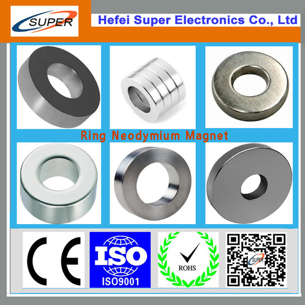 Customized Permanent N35 Ring Rare Earth NdFeB Magnets