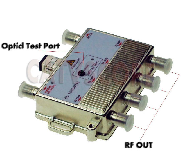 Outdoor CATV 4 Way Fiber Optical Receiver