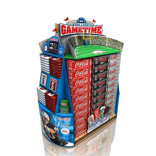 Pop Cardboard Display Stand, Store Display Shelf