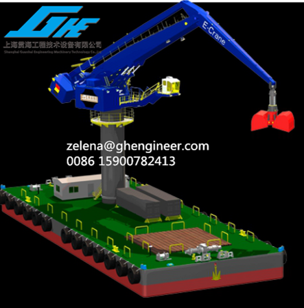 up to 2000t/H E-Crane Bulk Loading and Unloading