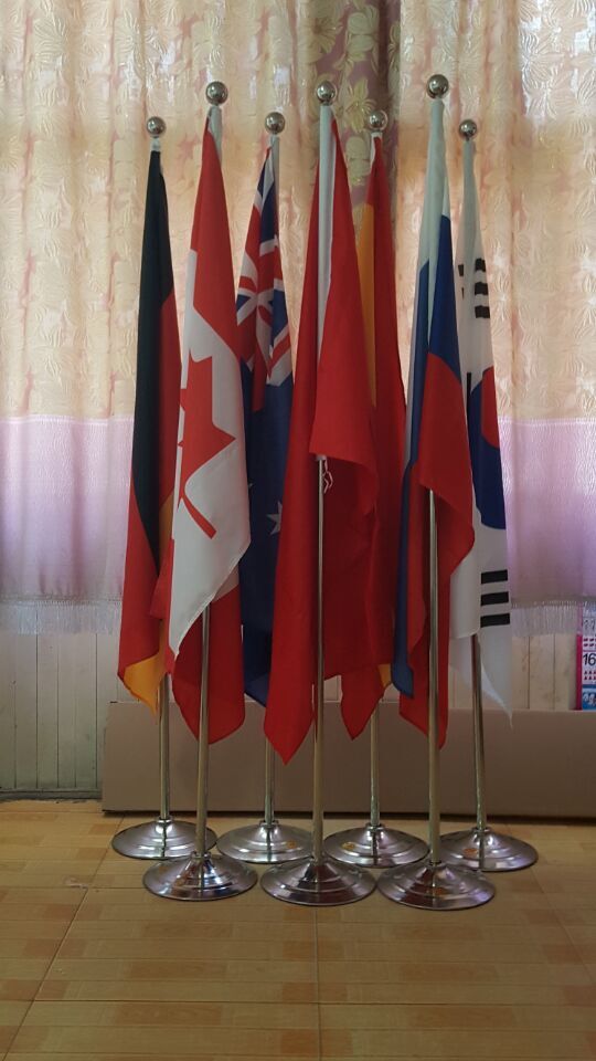 Different Kinds of Desk Flags/Wooden Flag Pole and Stand Table Flag