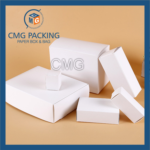 Cardboard Cosmetic Box Plain White