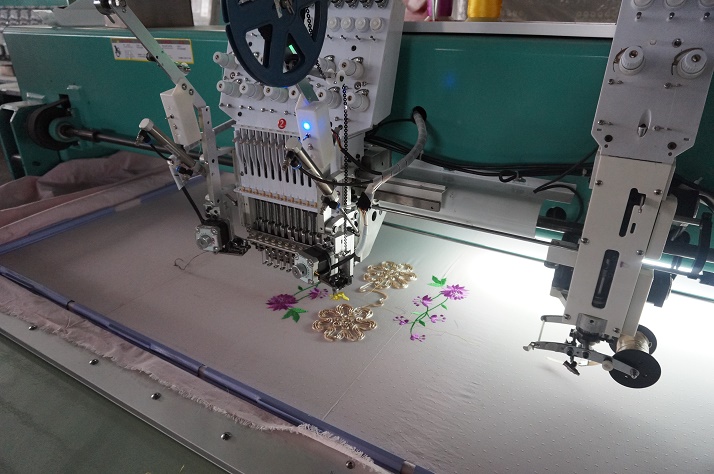 Flat+Coiling+Double Sequins Mix Embroidery Machine