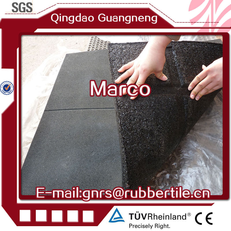 Gymnasium Flooring Rubber Factory Direct Indoor Rubber Tile Rubber Floor Tile