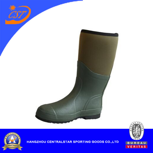 Comfortable 5mm Neoprene Upper Knee High Waterproof Boots (66480)