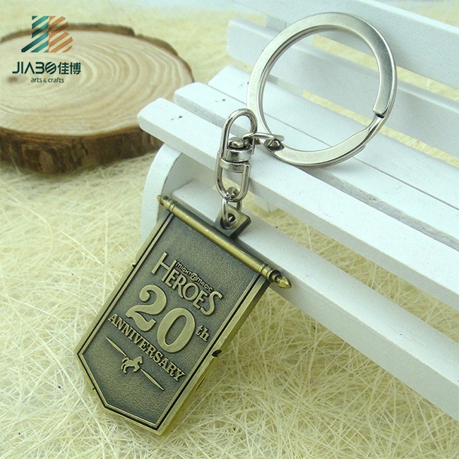 Jiabo Custom Made Die Casting Zinc Alloy Keychain