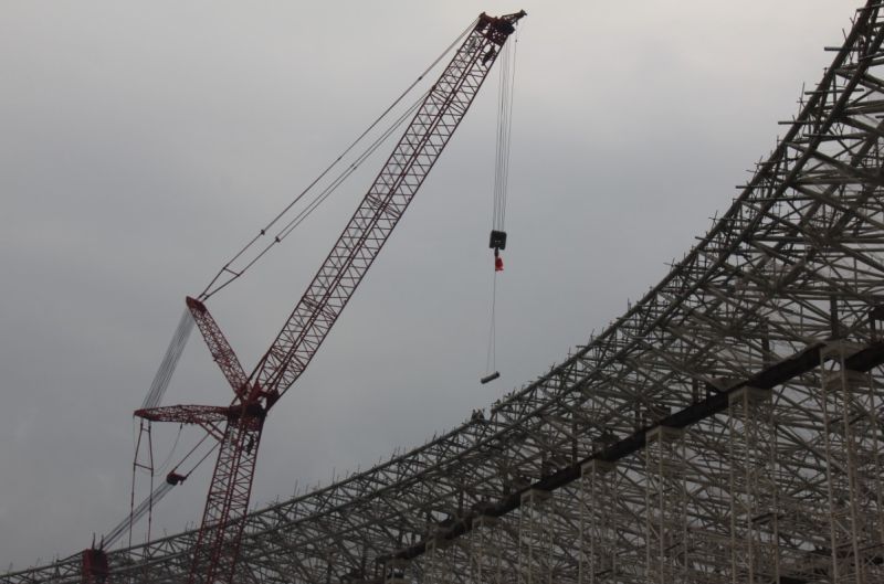 Stadium Roofing Steel Space Frame Roof Structure