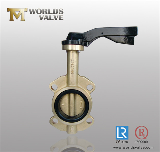 Aluminum Lever Wafer Butterfly Valve