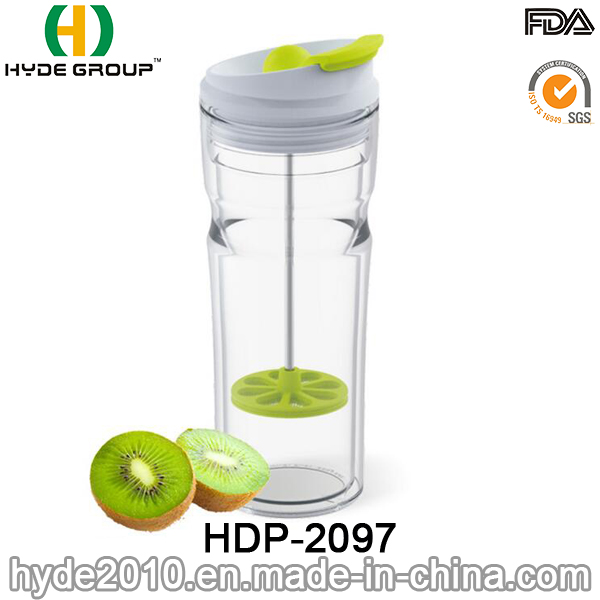 2016 Newly 16oz Plastic Fruit Infusion Water Bottle (HDP-2096)