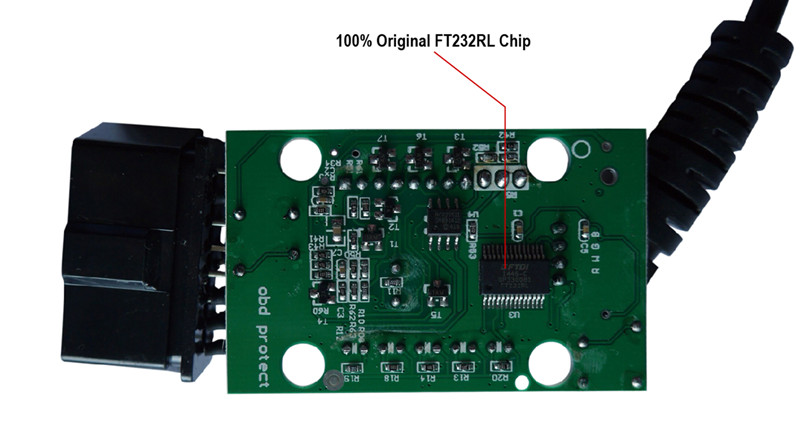 Elm327 USB with Power Protection Chip Voltage Regulator Chip