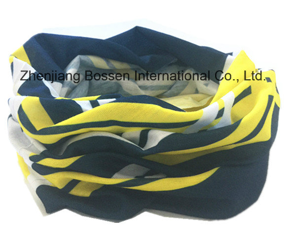 OEM Produce Custom Design Printed Promotional Microfiber Elastic Sports Seamless Tube Magic Buff Headwear