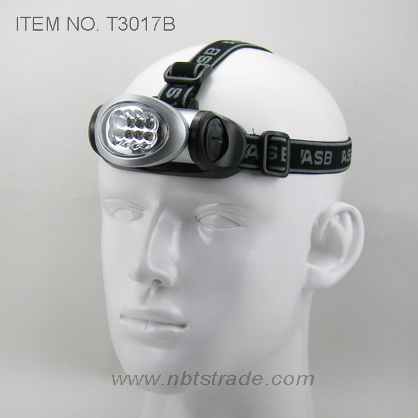 8 PCS Bright White LED Headlamp (T3017B)