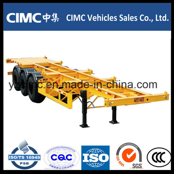 Cimc 40FT 2 Axle 65ton Port Container Terminal Semi Trailer